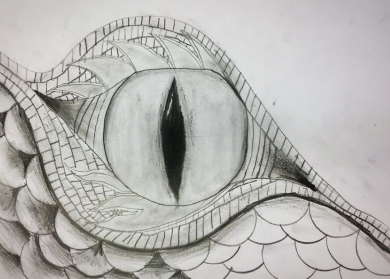 How to Draw a Dragon Eye, Smaug's Eye - FinalProdigy.com | Dragon eye  drawing, Eye drawing simple, Easy dragon drawings